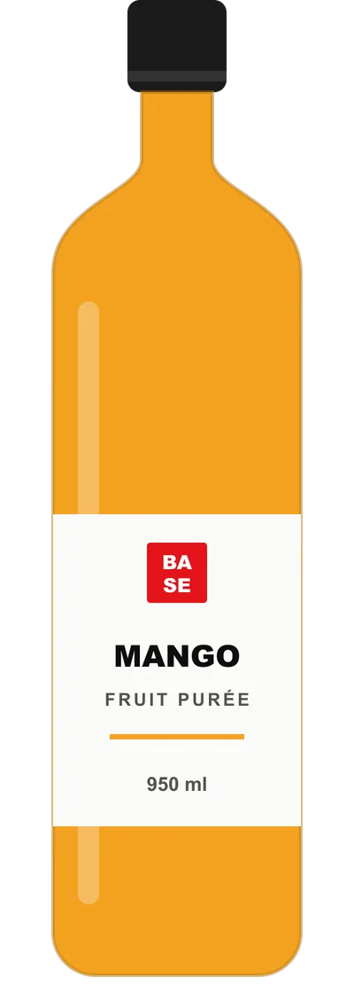 Mango purée bottle