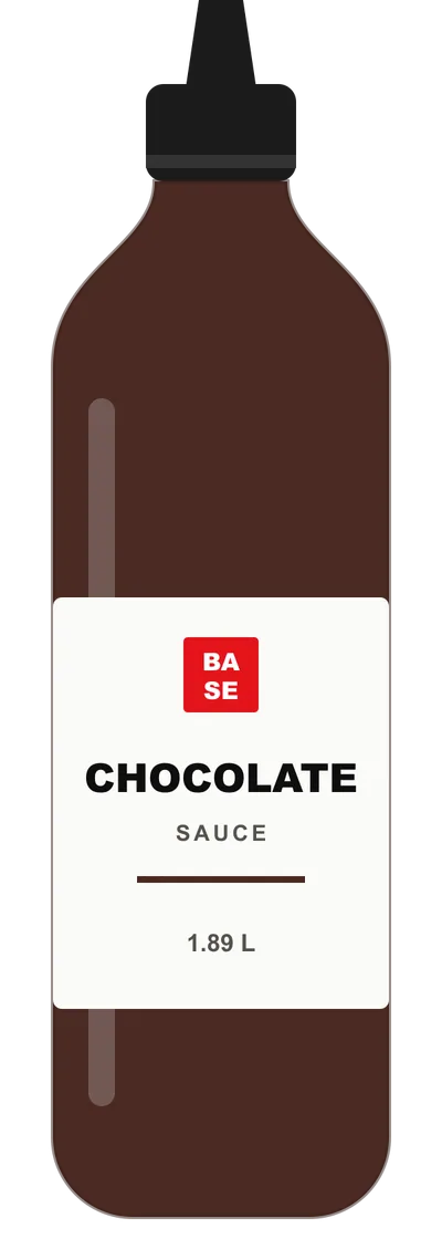 Chocolate sauce bottle